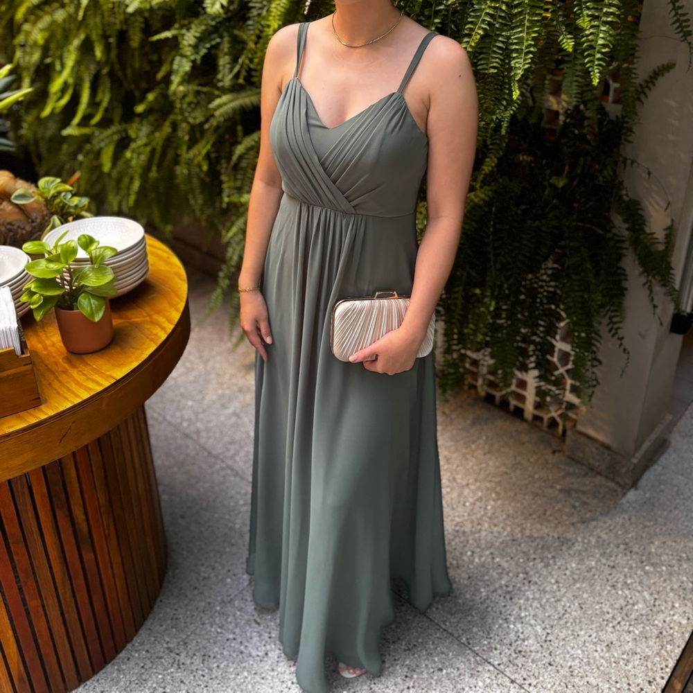 Elegant Green Maxi Dress